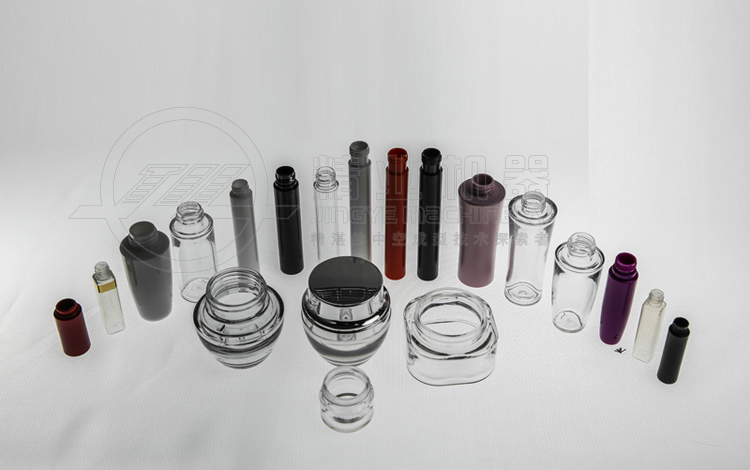 cosmetic bottle made by ISBM machine